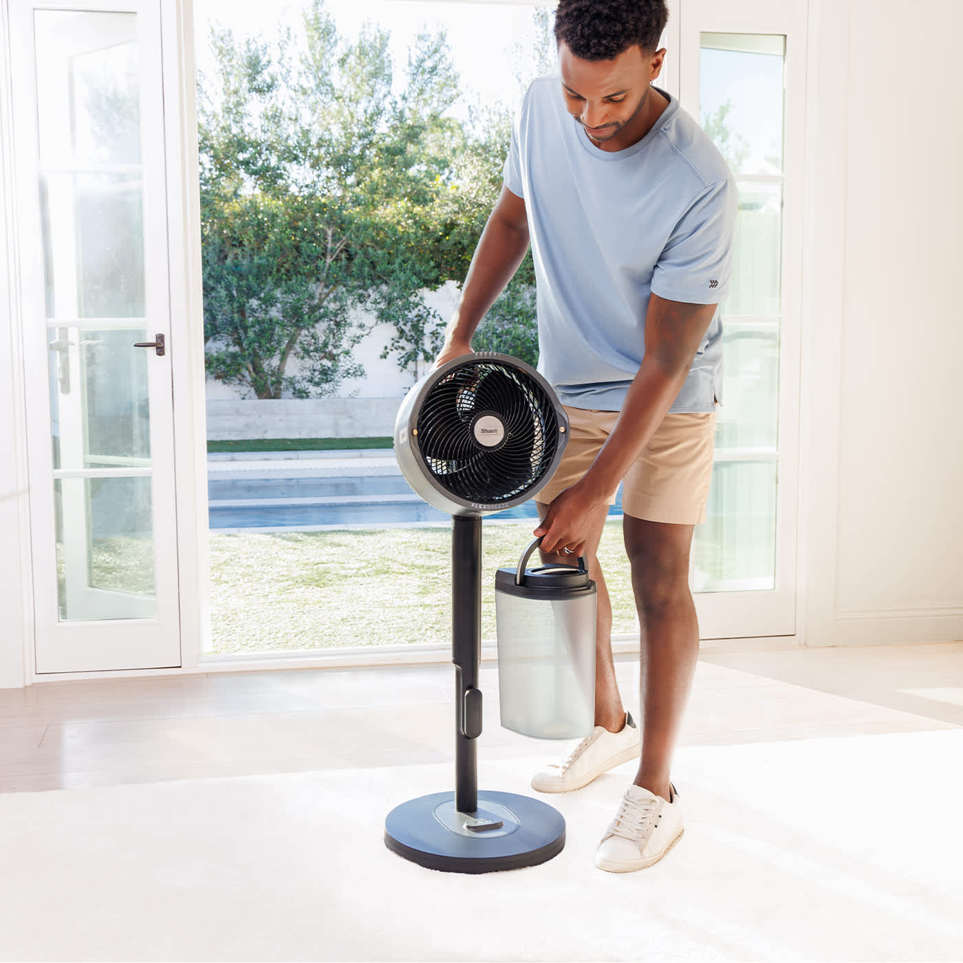 Shark FlexBreeze Pro Mist Indoor & Outdoor Fan & Outdoor Misting